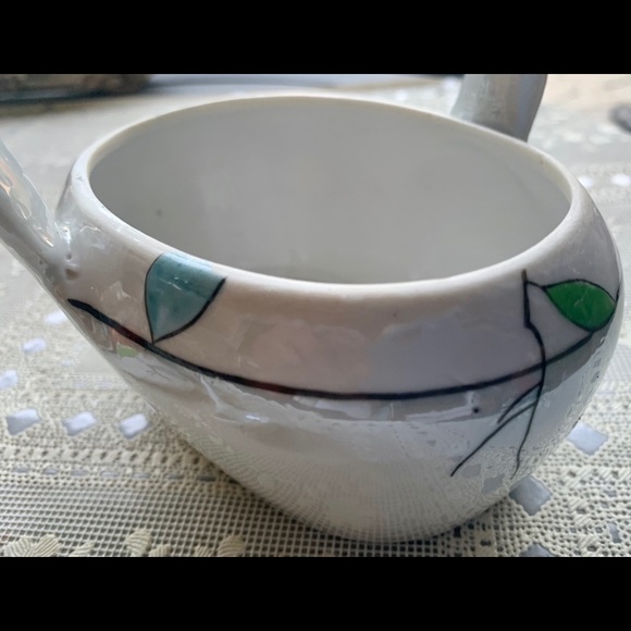 Vtg Handpainted Lid Jam Jar Made in Japan Lustre - Picture 7 of 8